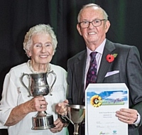 Anyone remember Sheila Cronley. Now in her 90s. Being handed a best garden  award.